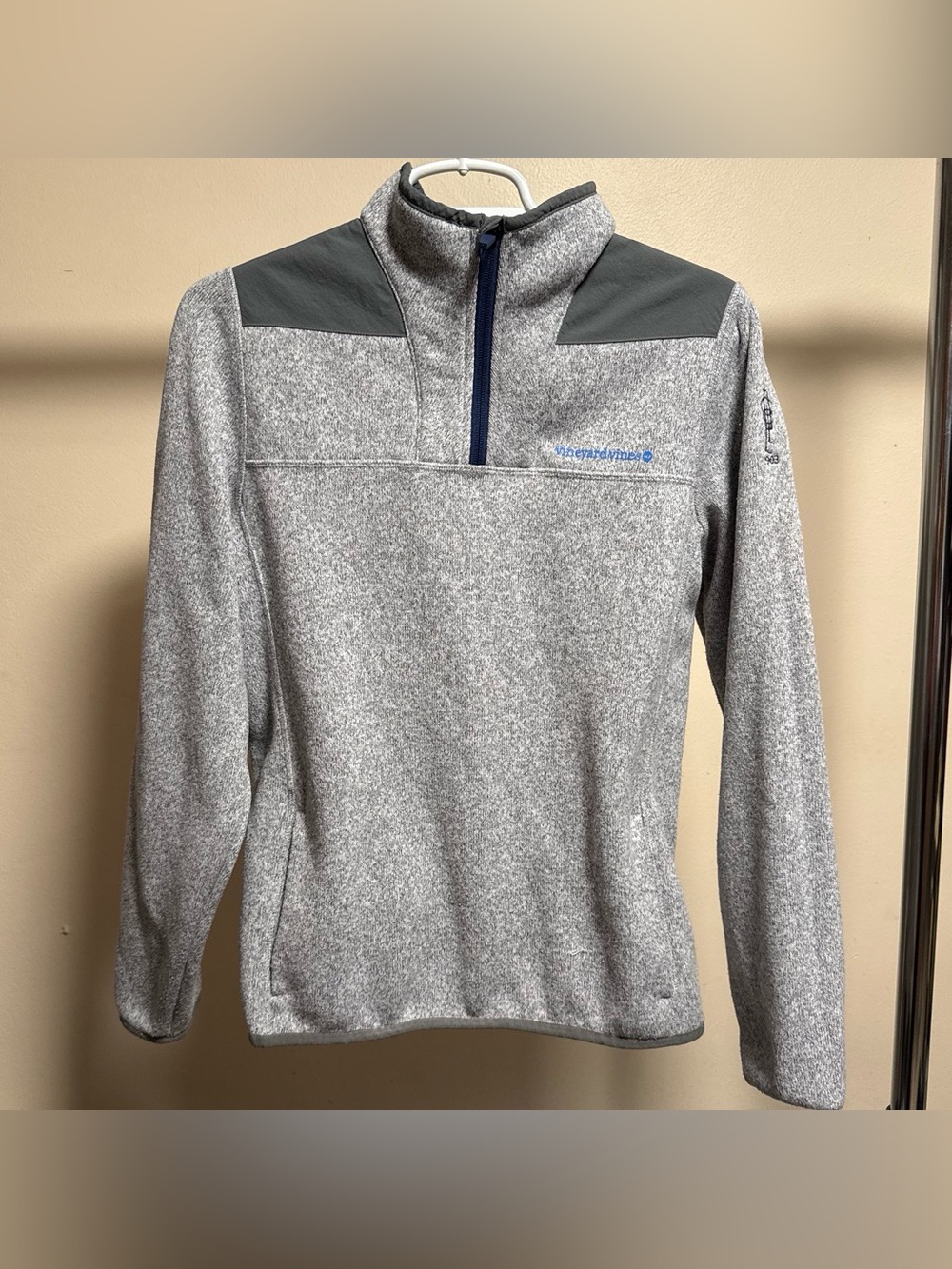 Women Vineyard Vines Grey quarter zip fleece